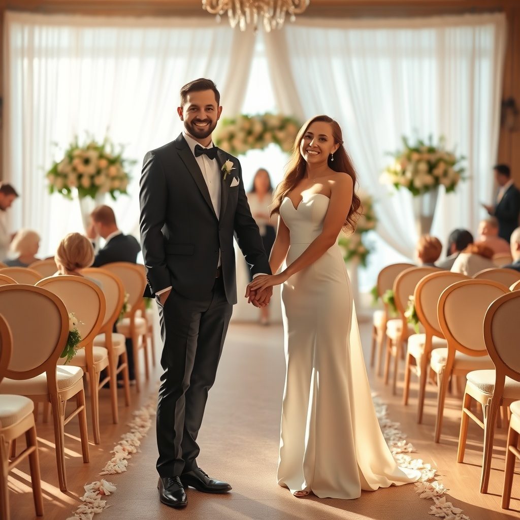 Beautiful ceremony space