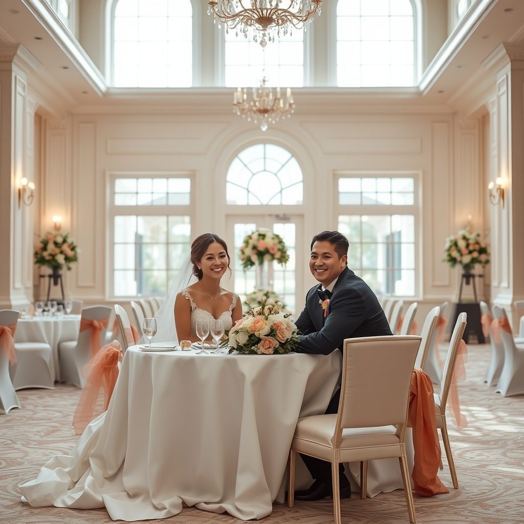 A beautiful wedding ceremony space